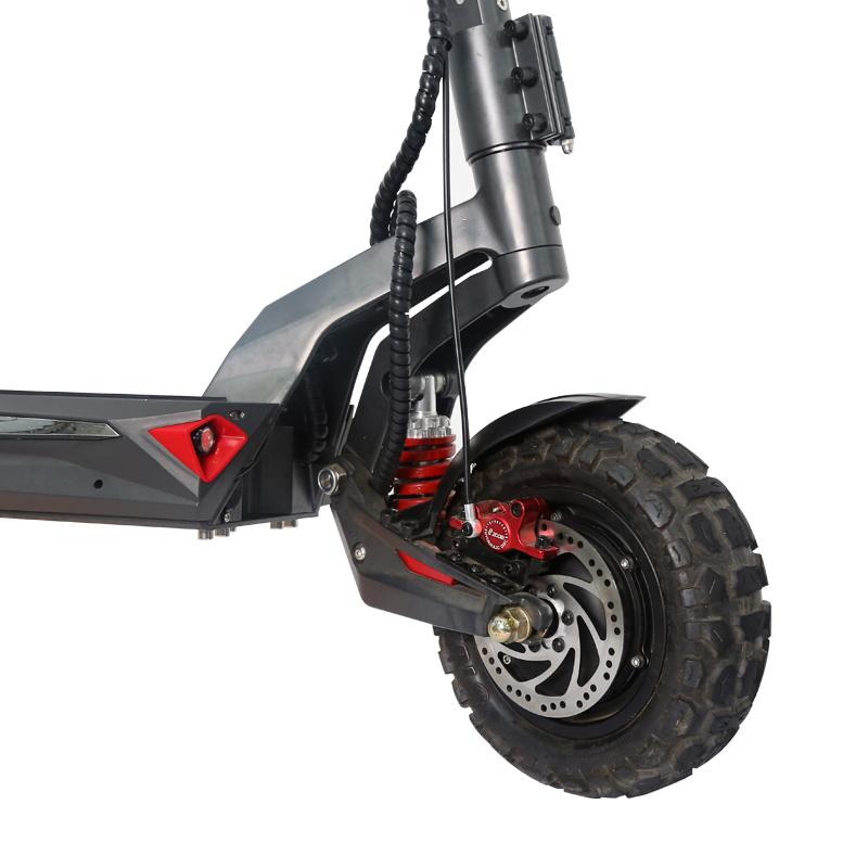 Folding powerful dual motor electric scooter