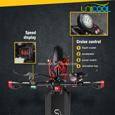 Unicool Erwachsener VDM 10 60 km/h Offroad-Elektroroller, faltbarer E-Roller, Mobilität, E-Roller, Elektroroller, 2000 W, mit Sitz